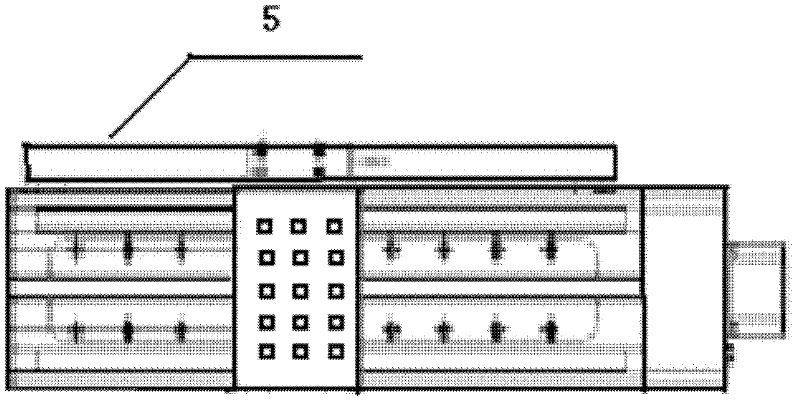 Device for detecting wave front of large-aperture optical system