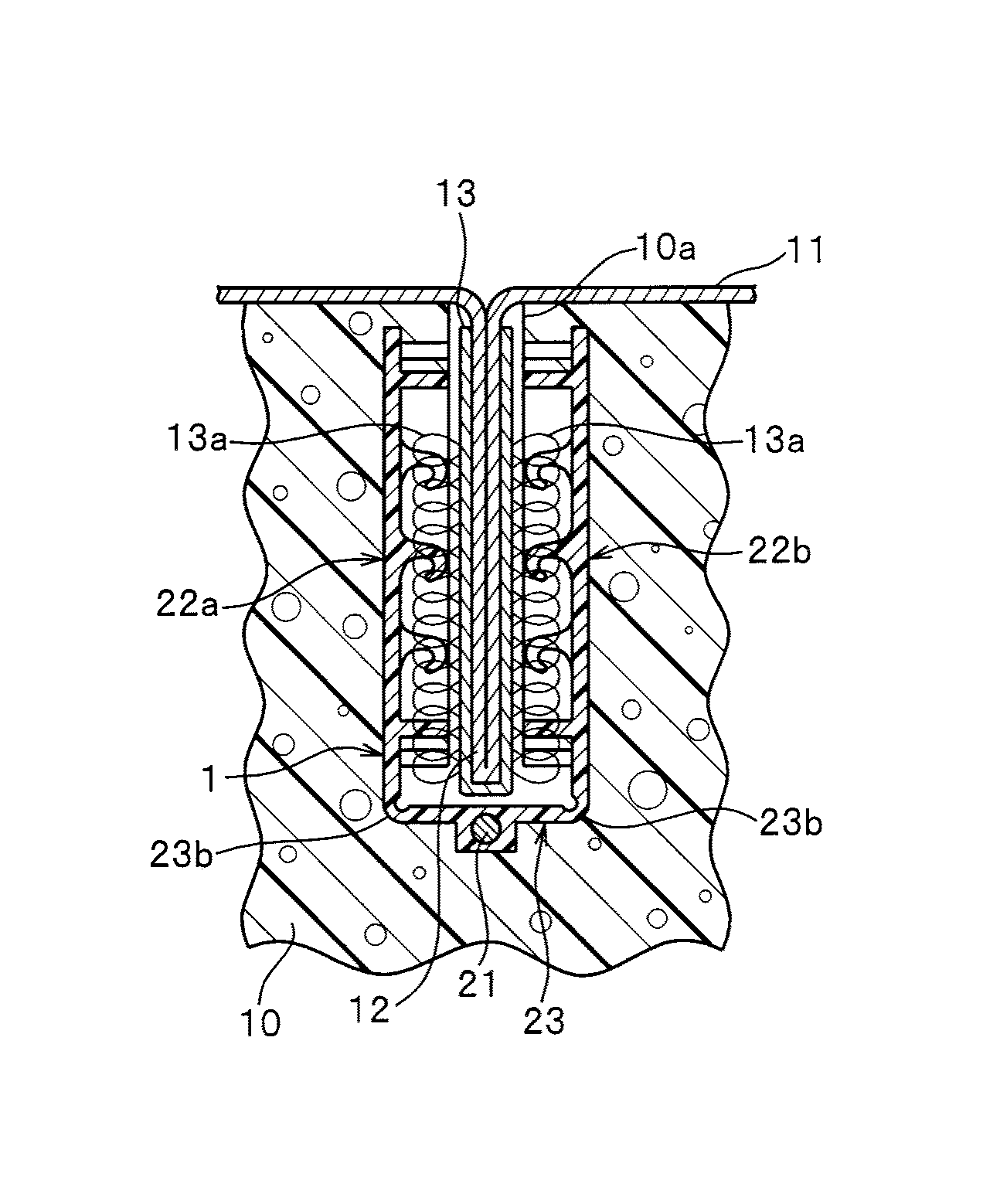 Molded Surface Fastener, Cushion Body, Cushion Body Manufacturing Method, and Molding Die