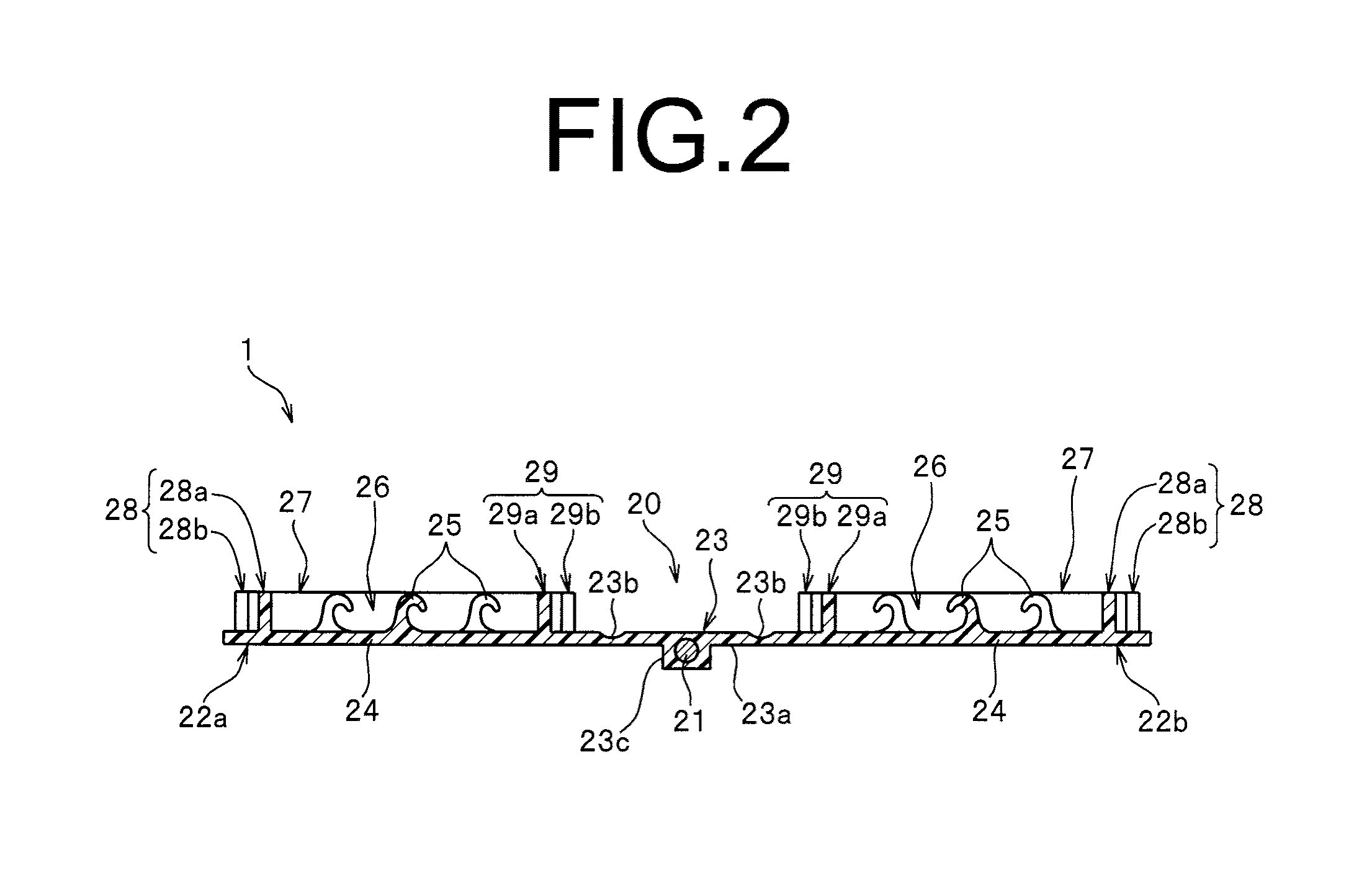 Molded Surface Fastener, Cushion Body, Cushion Body Manufacturing Method, and Molding Die