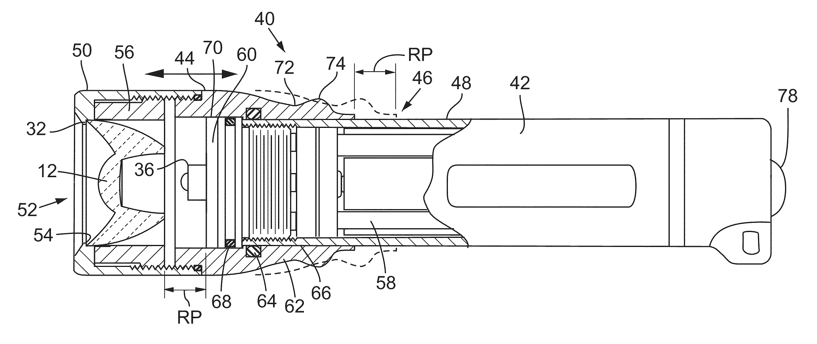 Focusing lens system