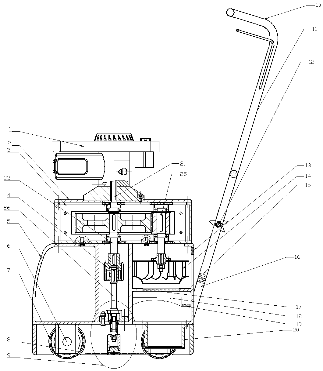 Weeding machine for pavement gaps