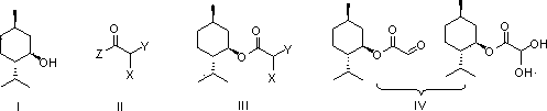 Preparation methods of glyoxylic acid L-menthyl alcohol ester and monohydrate of glyoxylic acid L-menthyl alcohol ester