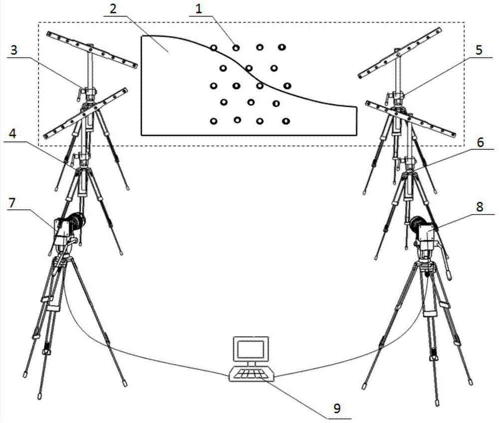 Camera Calibration Method for Large Field of View Based on Four Sets of Collinear Constrained Calibration Rulers