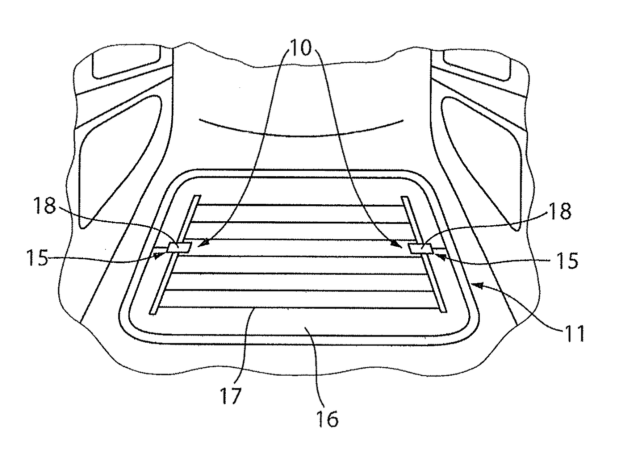 Connection arrangement for an electrically conductive contact and a method for producing such a connection arrangement