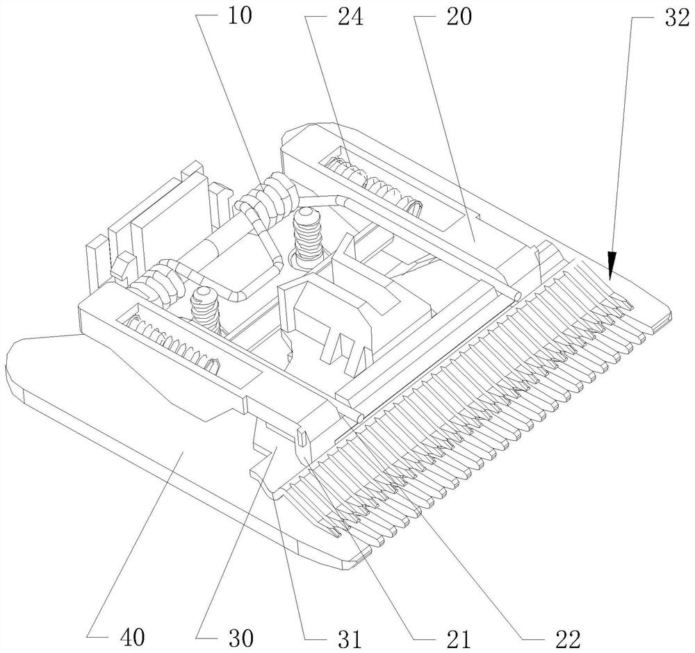 Shaver head sliding positioning structure