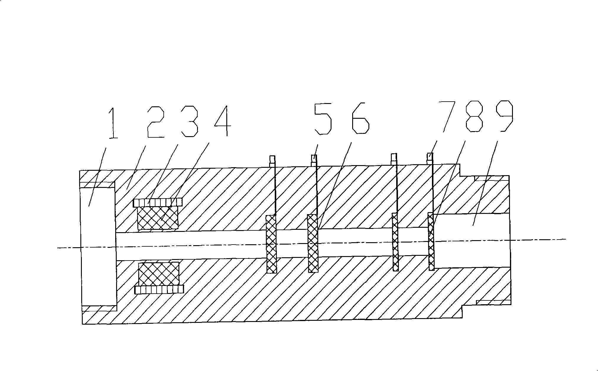 Fluid multiple anti-electricity device