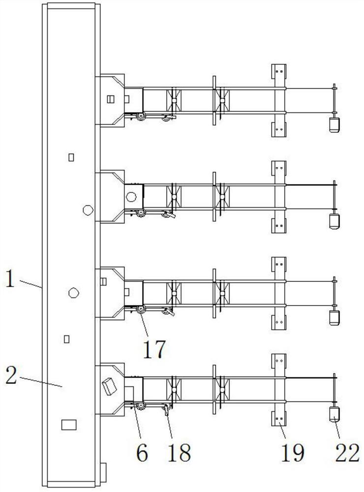 Automatic bag sorting and packaging device based on logistics sorting system