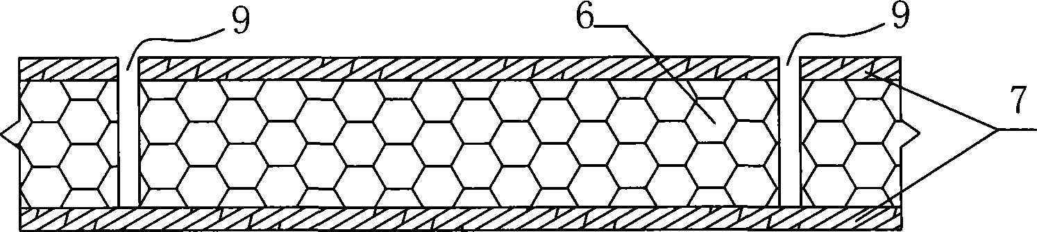 Production technology for combining air conduit by using shape hoop