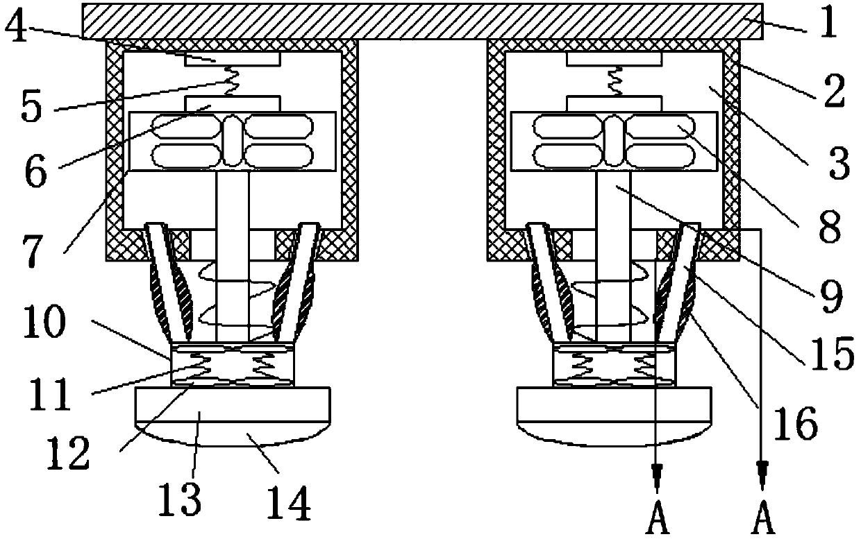 Shock-resistant furniture protective device