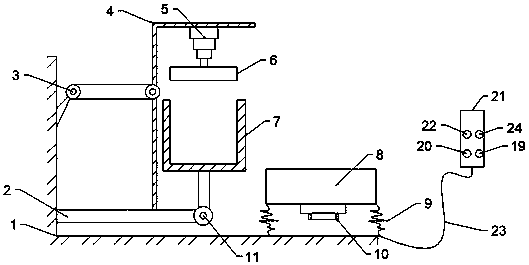 A construction waste treatment equipment