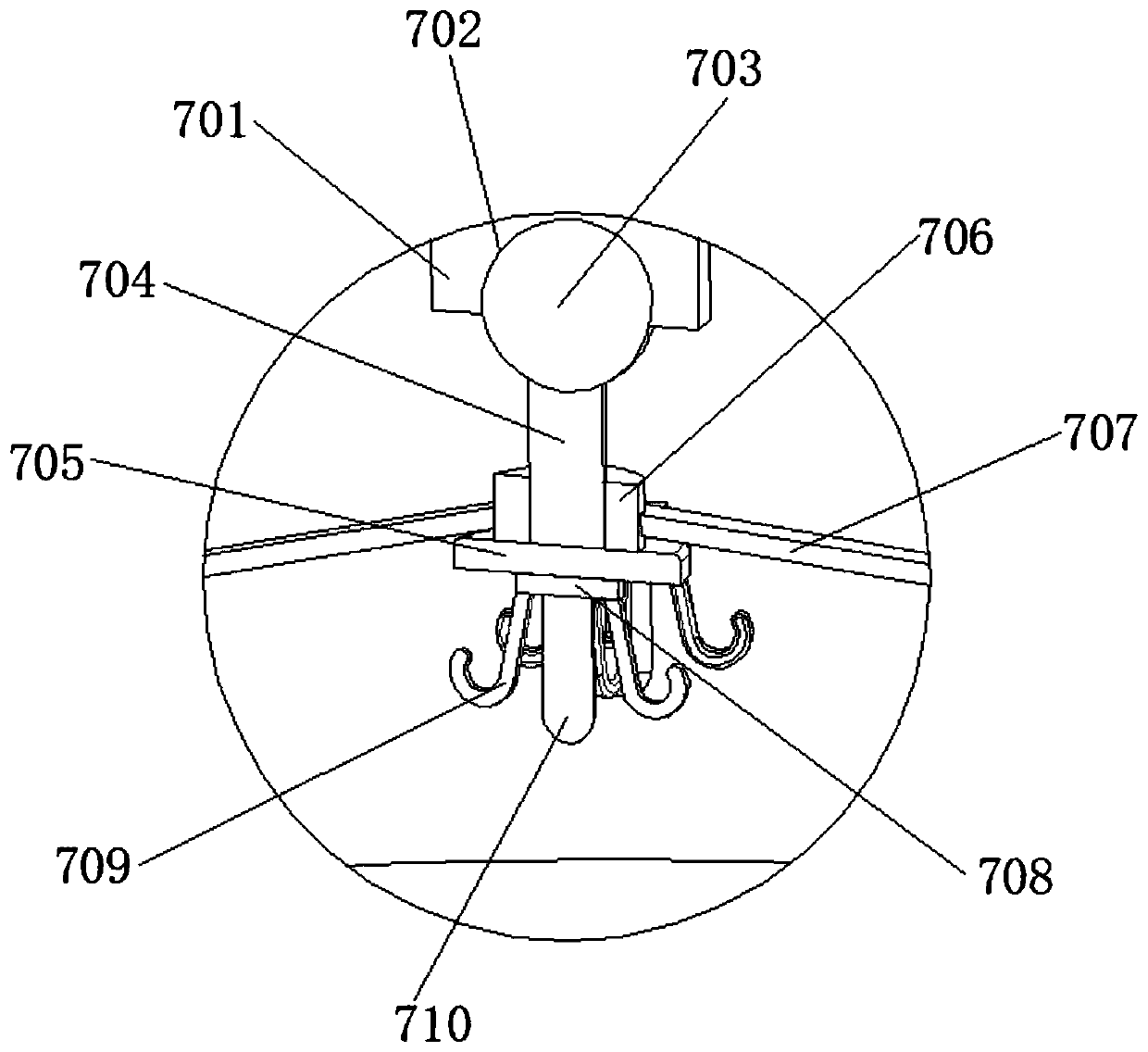 Anti-soup spilling self-adaptive take-out box and method