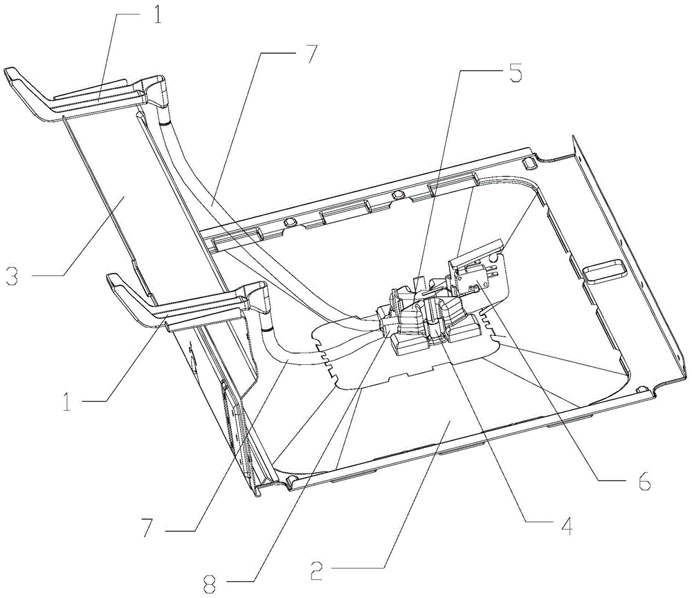 Overflow protection device of dish washing machine and dish washing machine