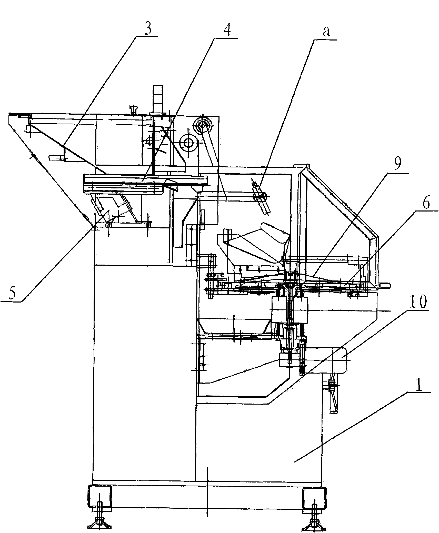 Intelligent horizontal type lollipop heat-seal kinking packaging system