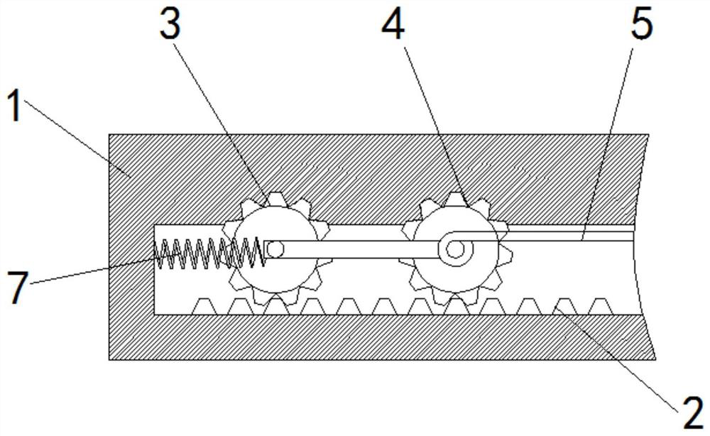 Plastic product hot-stamping equipment based on gears and racks