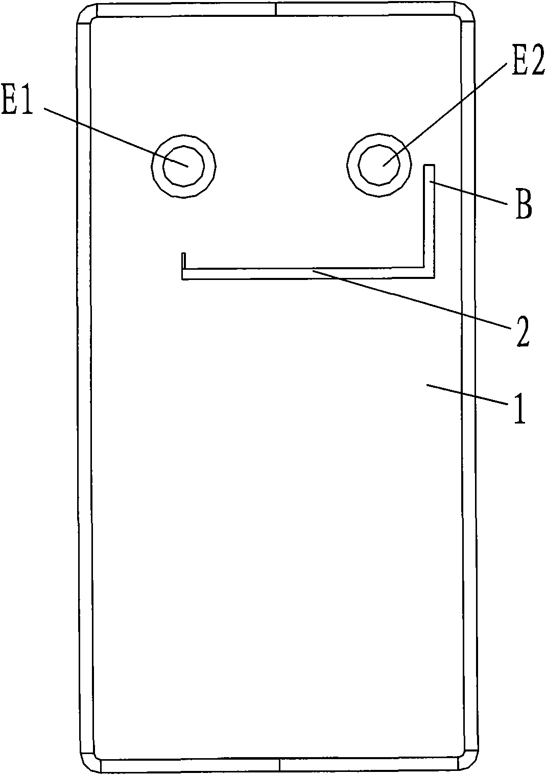 Handheld electronic device with distance measurement function and distance measurement method of handheld electronic device