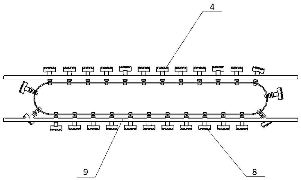 Tobacco leaf carding device