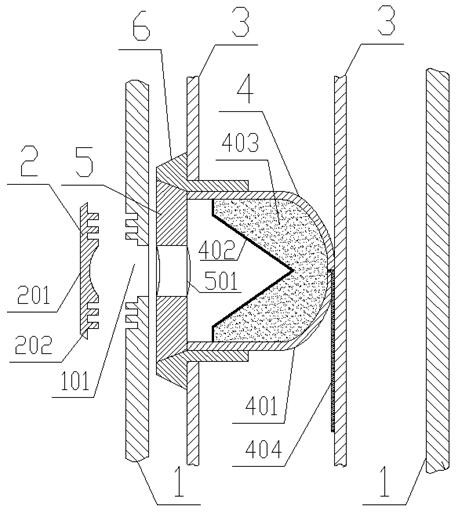 Overpressure combustion particle beam micro-channel fracture forming device