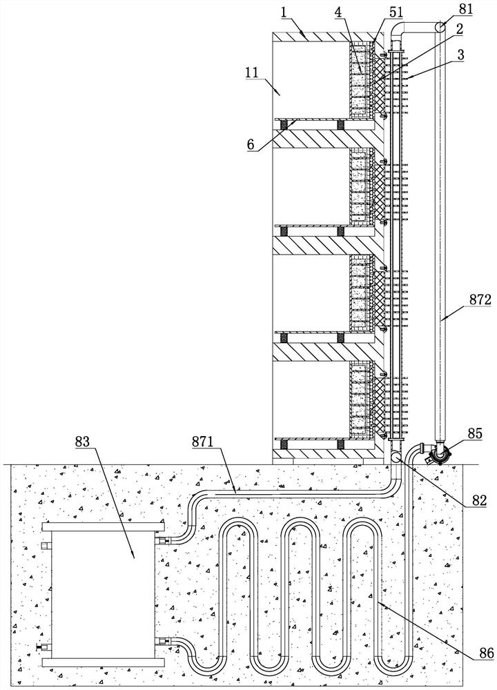 An energy-saving multi-temperature zone fresh express cabinet