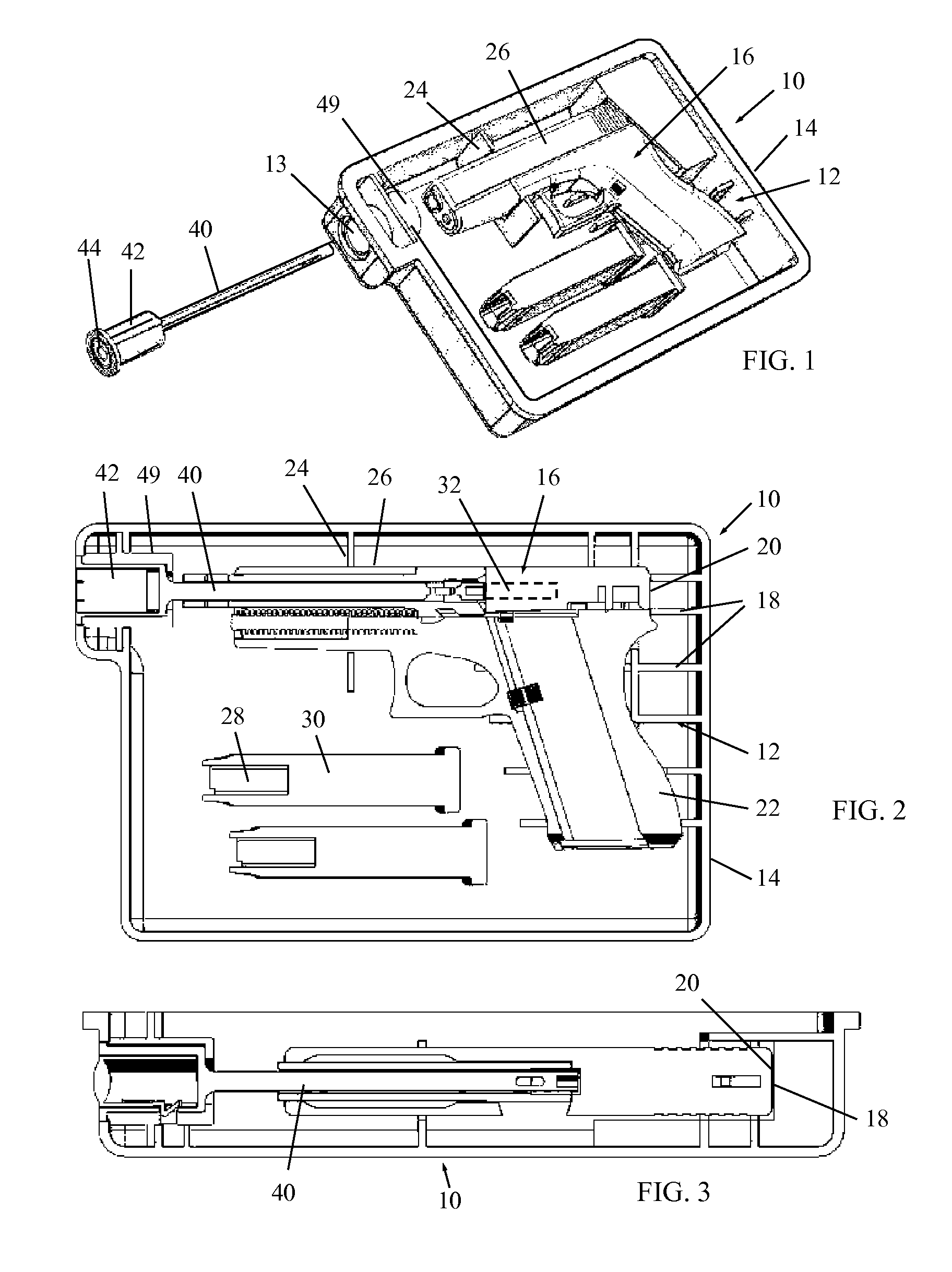 Safety case for firearm