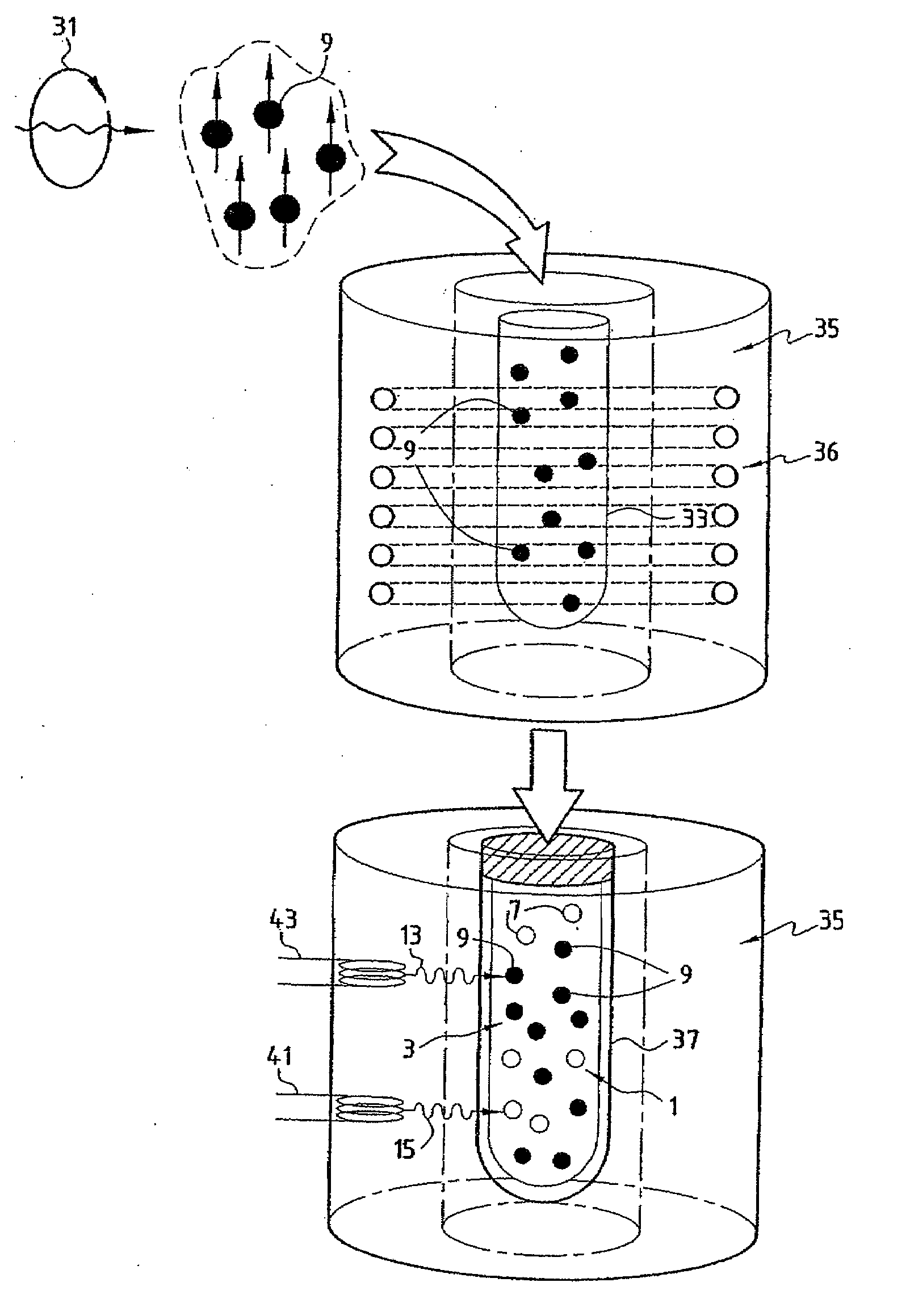 Method for Enhancing the Nmr Signal of a Liquid Solution