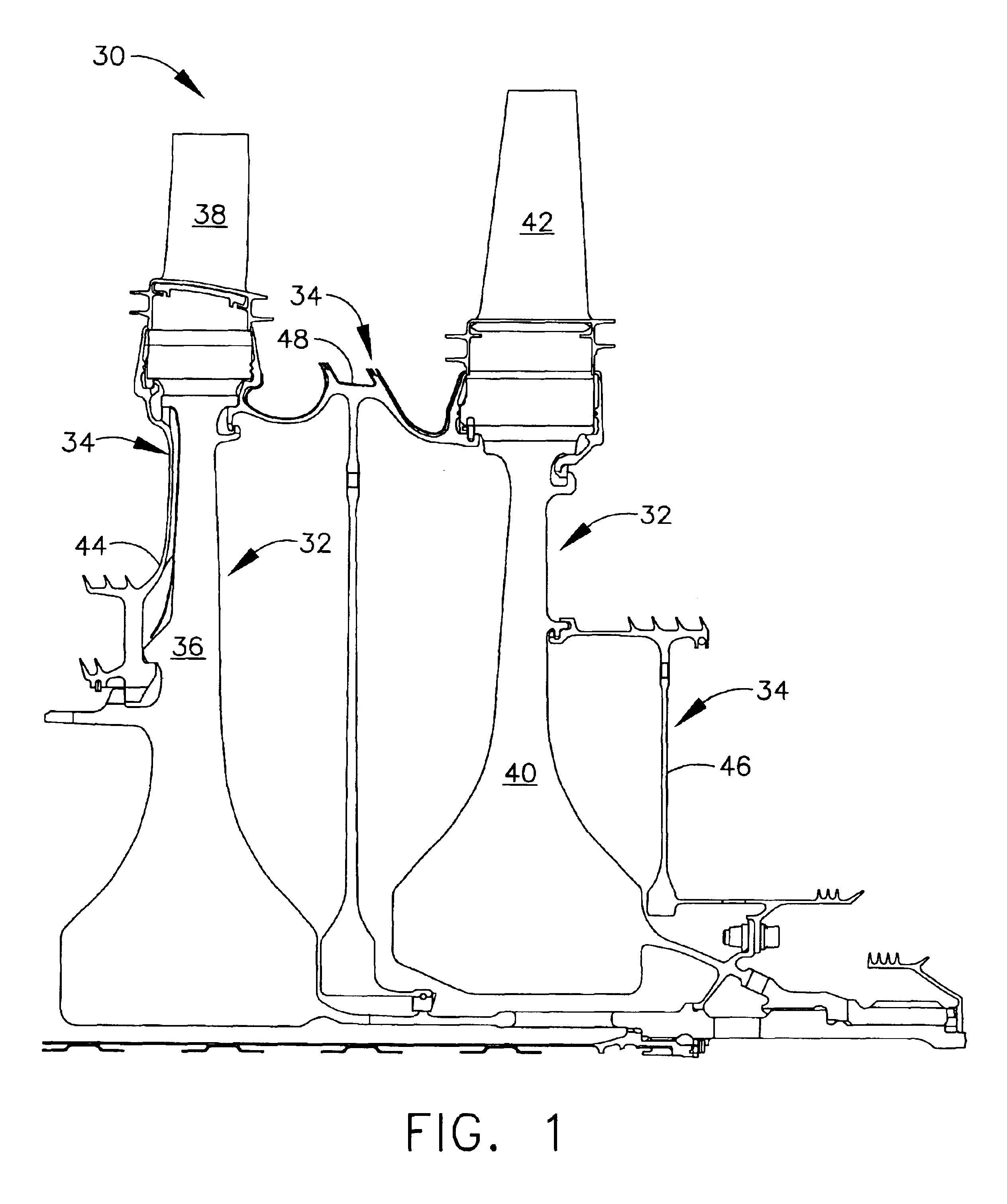 Aluminide or chromide coating of turbine engine rotor component