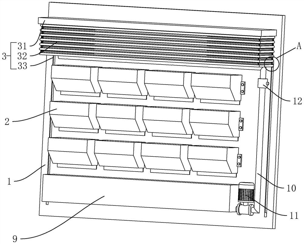 Greening curtain wall system for green buildings