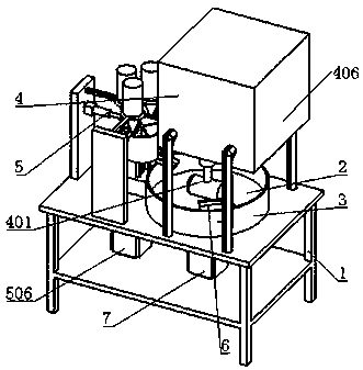 Muddy flesh production device used for pork wonton processing