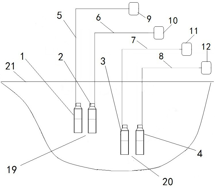 Real-time earth surface water body water quality monitoring method based on biological motion trail change