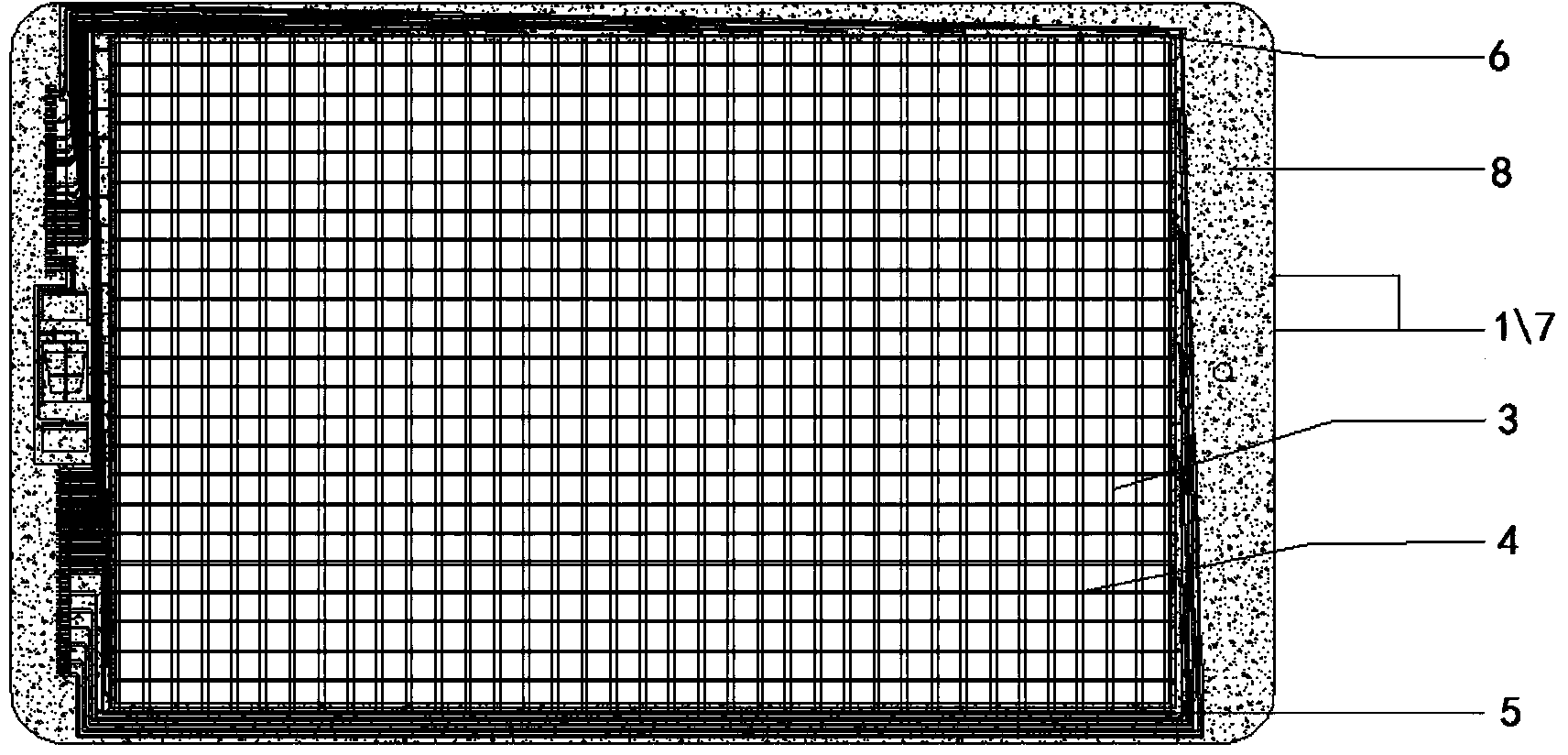 Bendable capacitive touch panel and production method thereof