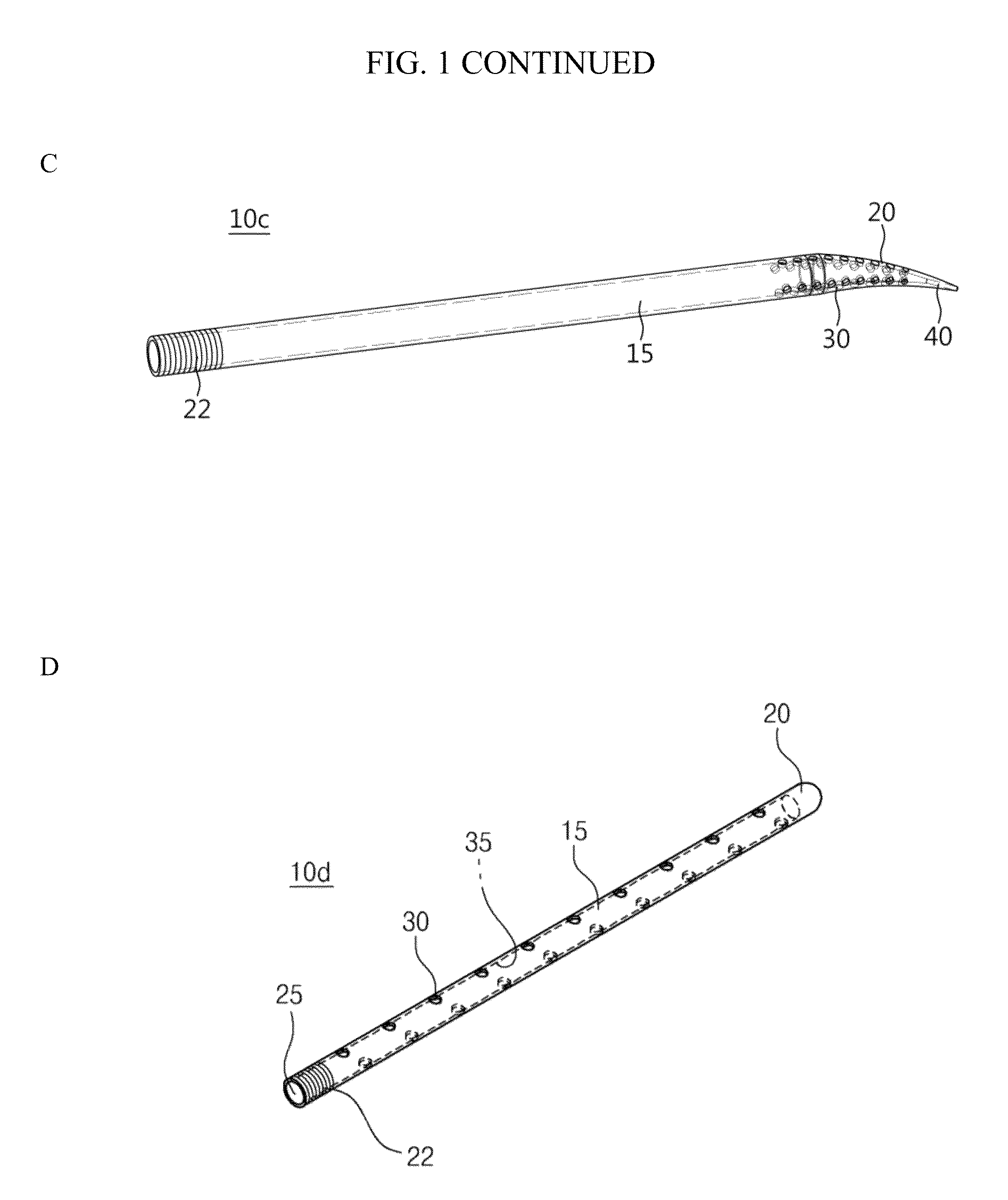 Pin assembly for operation capable of introducing drug