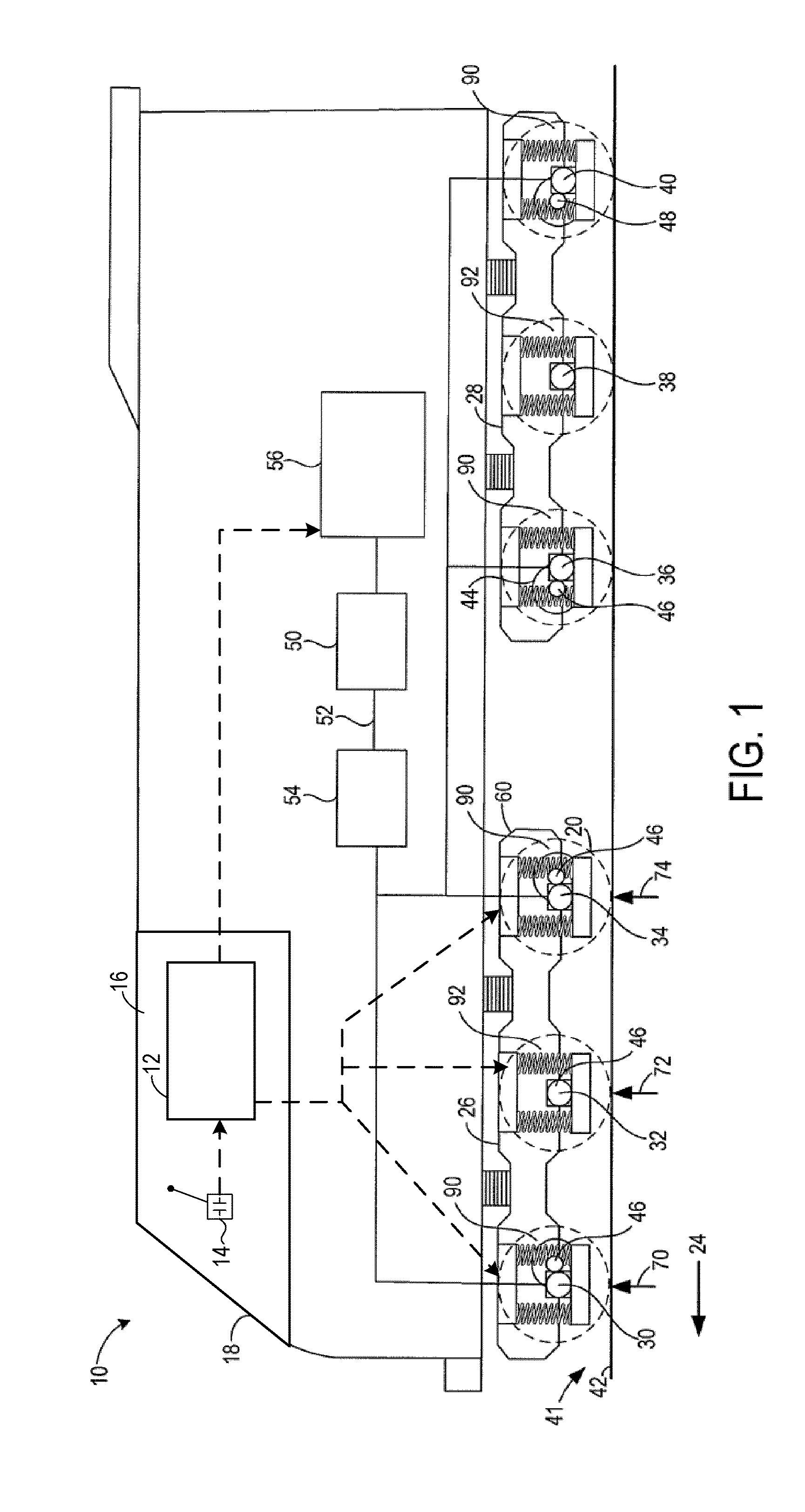 Vehicle suspension control system and method