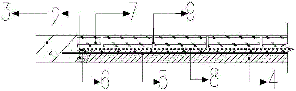 Leakage repairing and reinforcement internal management structure of constructed external wall and construction method