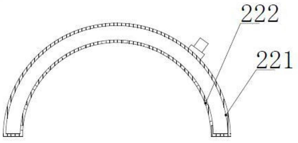 A device for releasing silicon rods from a reduction furnace