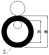 Large SRB wind power main bearing outer ring profiling rolling method