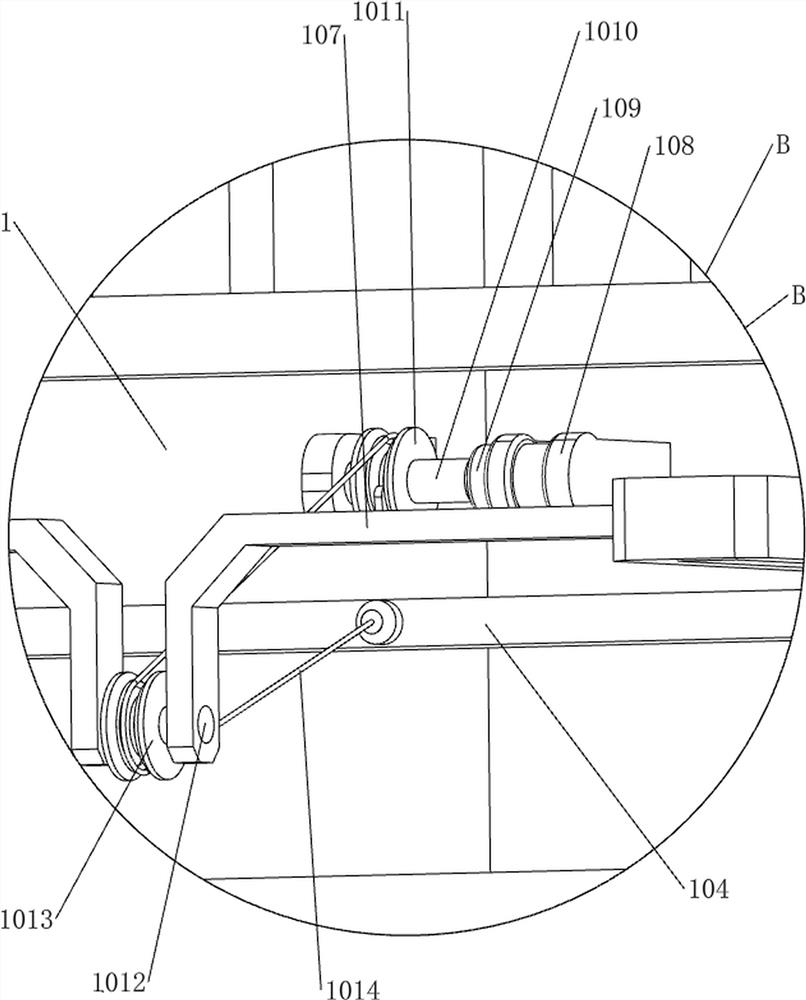 Titanium clamp storage equipment for gynecological operation