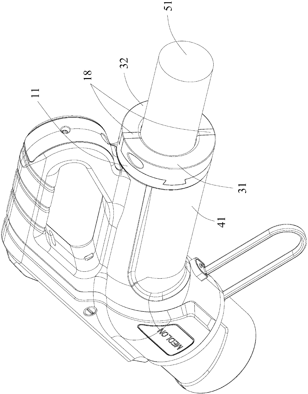 Waterproof structure and charging gun