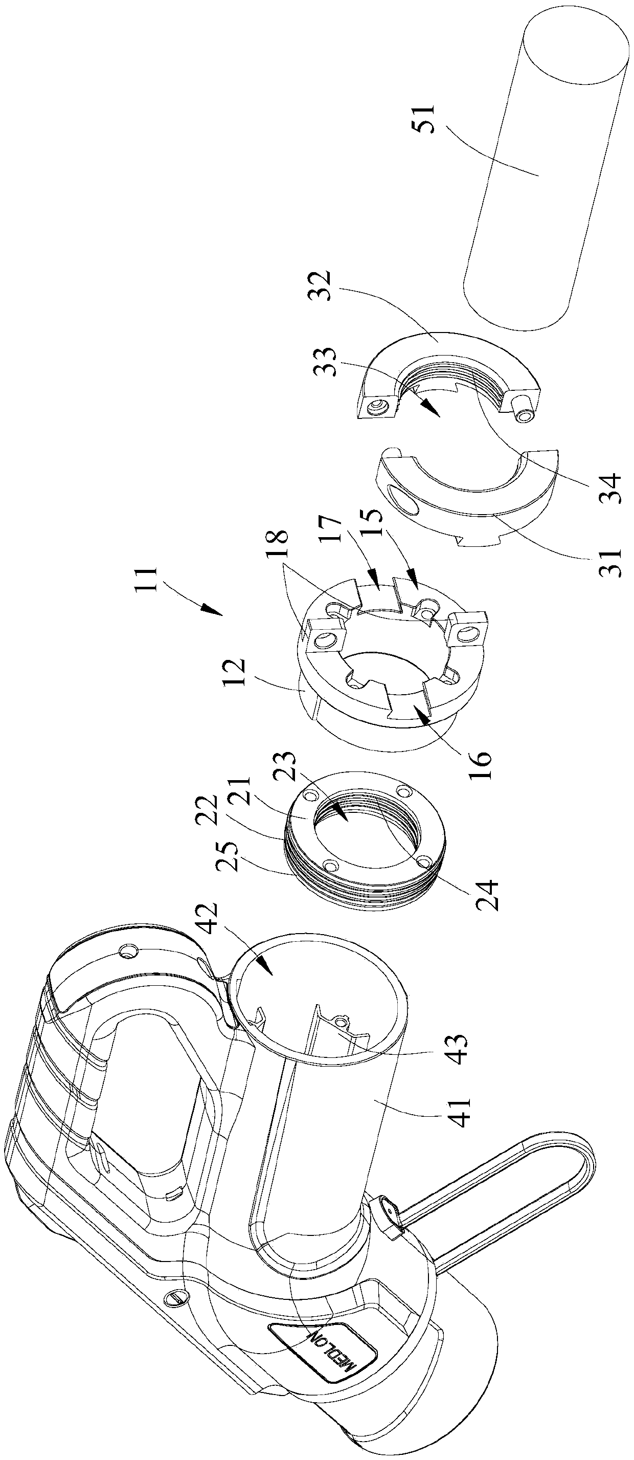 Waterproof structure and charging gun