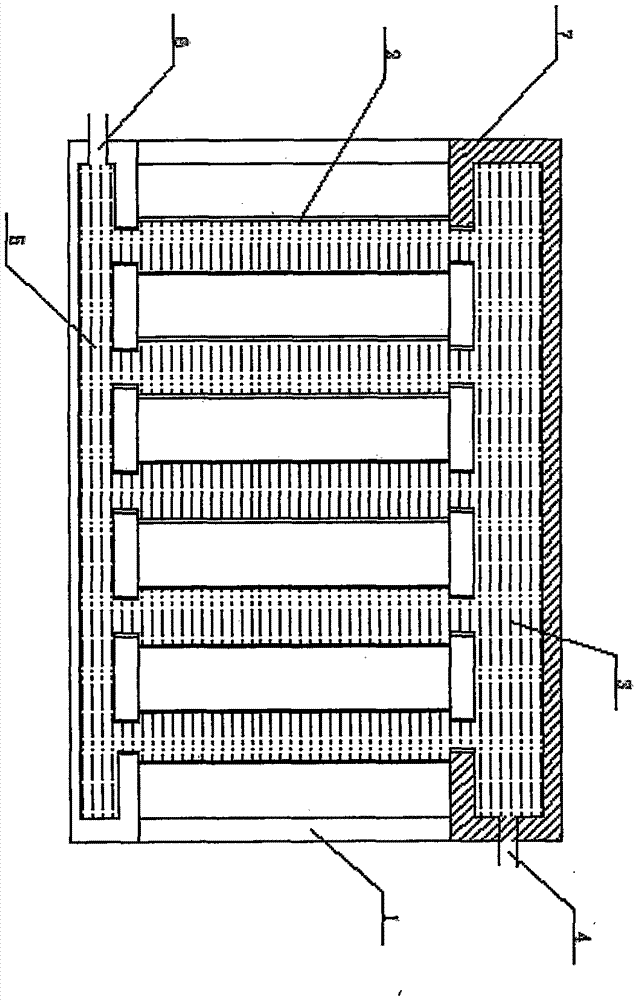 Balcony balustrade integrated fitting type solar water heater