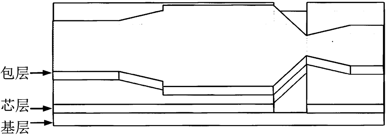 On-chip integrated part reflector based on partial transmission-type corner reflector group