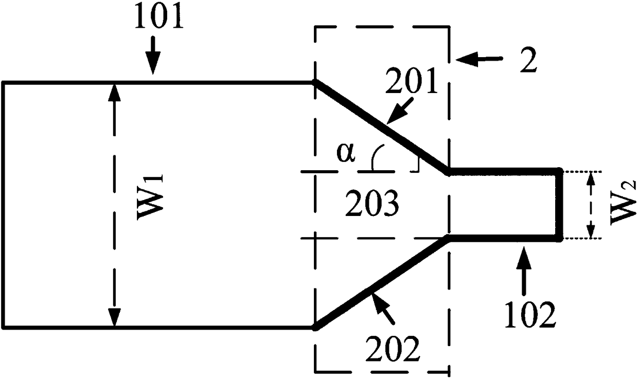 On-chip integrated part reflector based on partial transmission-type corner reflector group