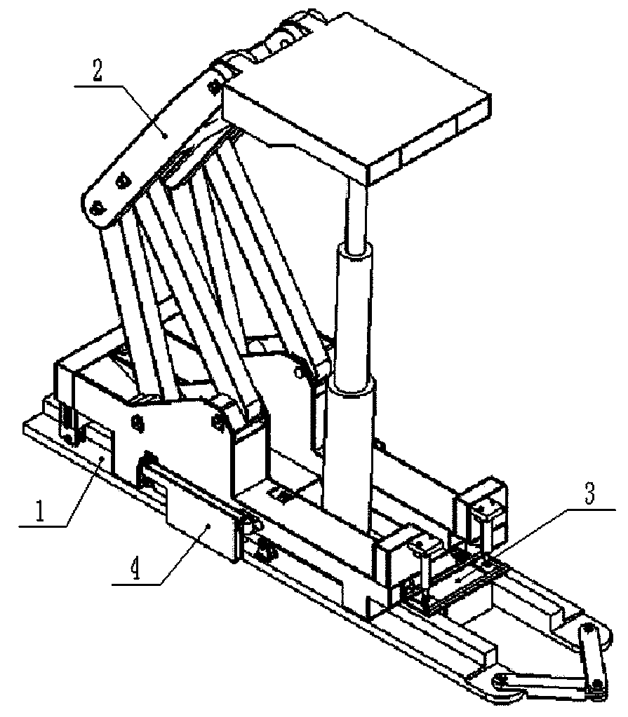 Coal mine tunnel multi-directional self-moving slipping boot type hydraulic support