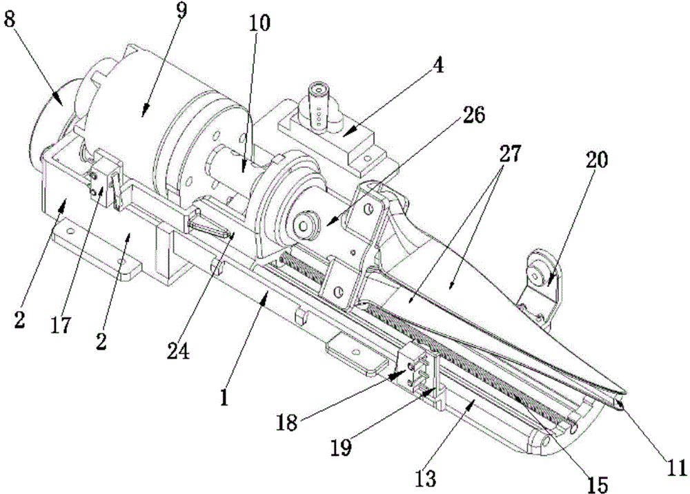 Model airplane glider propeller folding and unfolding system