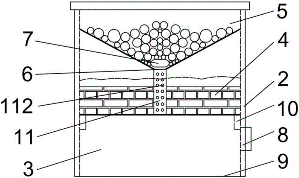 Ultrasonic water purification component easy to manufacture