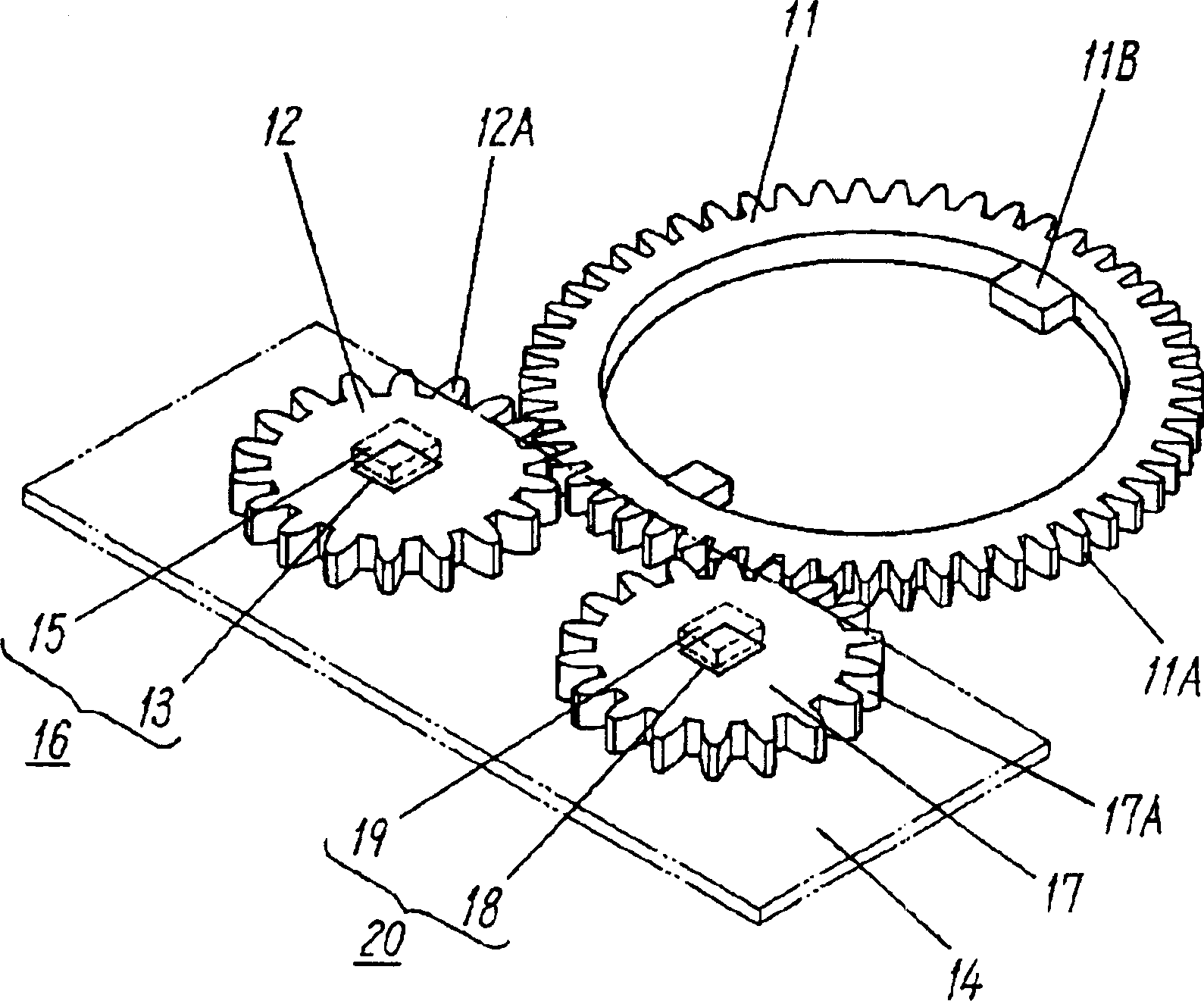 Detecting apparatus for angle of rotation