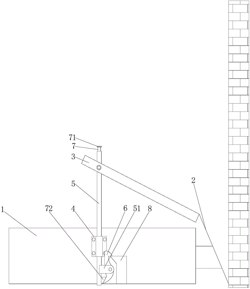 Mortar hopper supporting structure for plastering machine