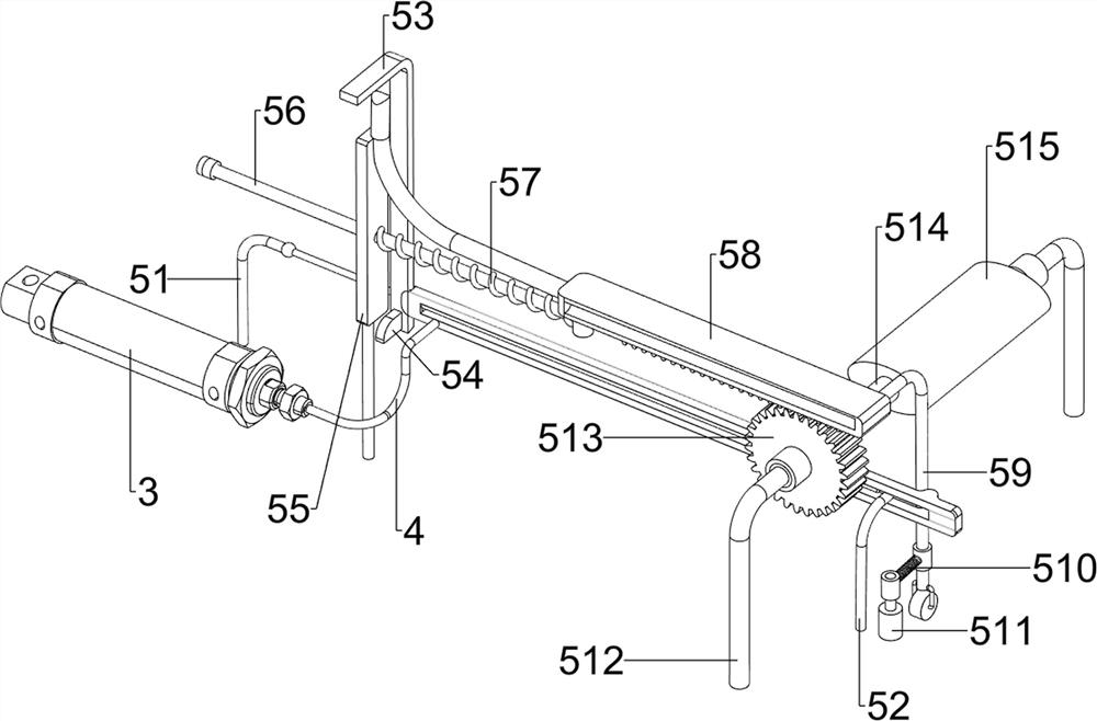 Flattening machine for material printing