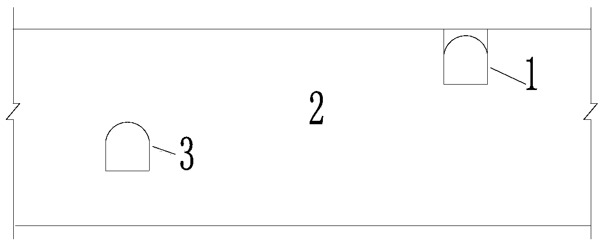 Method for excavating and supporting subway station tunnel by adopting underground excavation construction channel