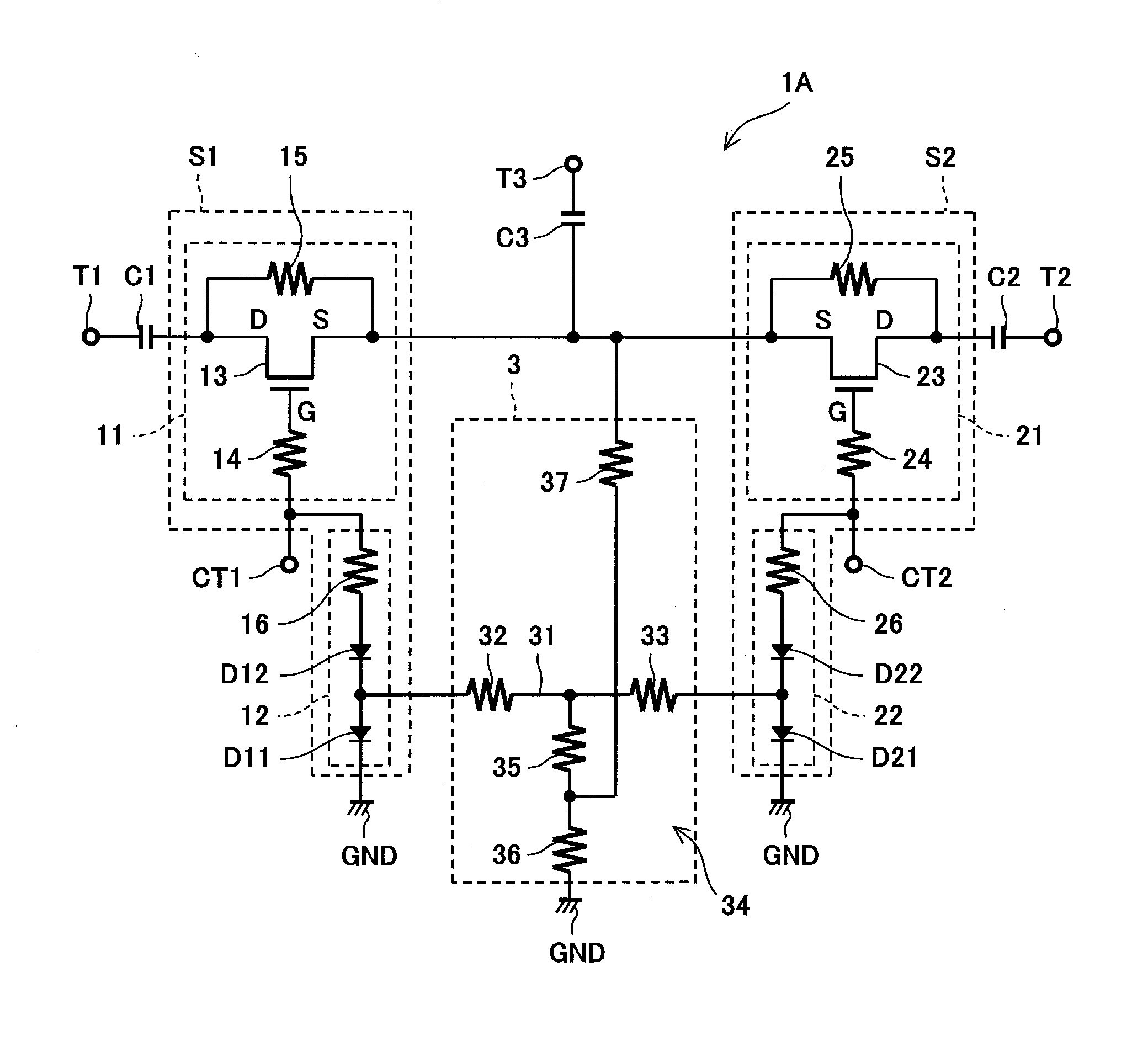 High frequency switch circuit