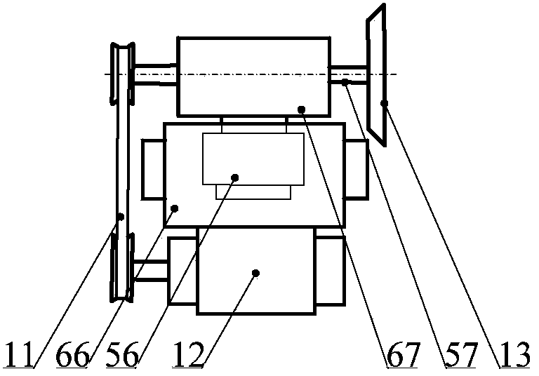 Hourglass worm processing machine tool with on-line detection and correction processing functions