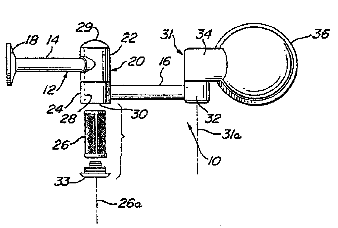 Filtered shower arm